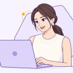 mikimiki web スクールの似顔絵イラスト
